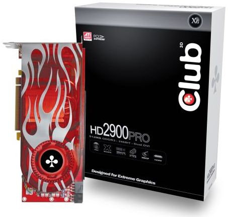 Club 3D HD 2900 PRO 512MB GDDR3