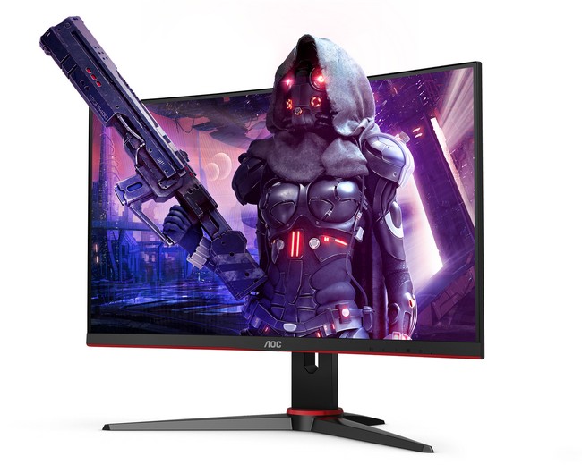 AOC uvádí čtyři zakřivené a 165Hz herní monitory s 1500R