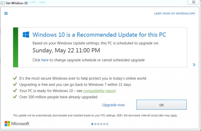Další trik Microsoftu: zavřením okna nezastavíte upgrade na W10