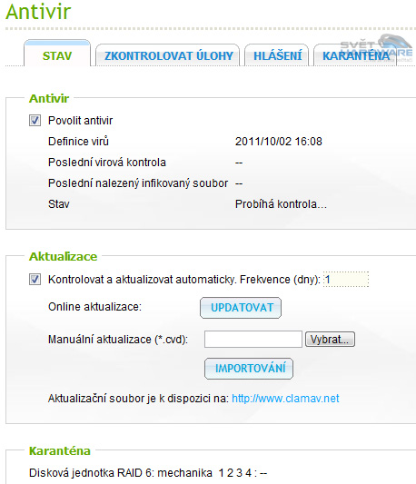 QNAP TS-879 Pro: firmware 3.5 se ukazuje
