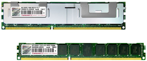 Transcend uvádí nové serverové moduly DDR3