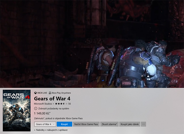 Microsoft Store nabízí možnost darování her a DLC