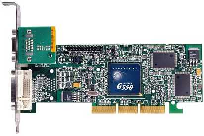 Matrox G550 podle všeho dnes