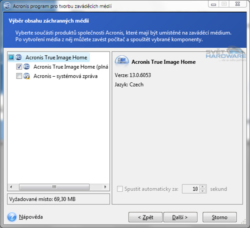Acronis True Image Home 2010: co umí?