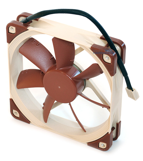 Ventilátory Noctua v testu průtoku a rozptylu vzduchu