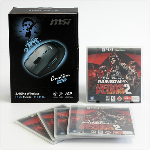 Chcete vyhrát myš nebo Rainbow Six Vegas 2?