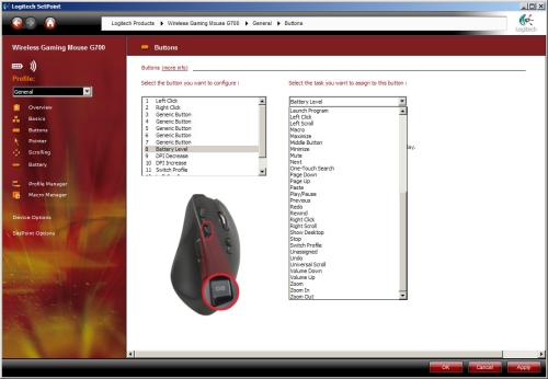 Logitech G700: bezdrátový hráč