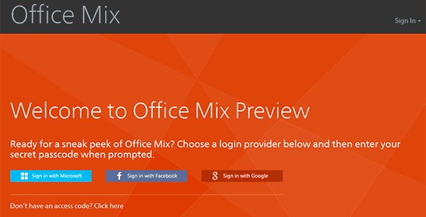 Microsoft připravuje Office Mix, nový prezentační nástroj