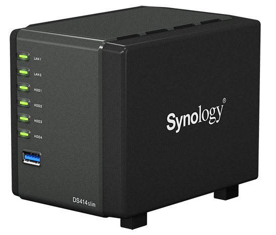 Synology DS414slim: NAS pro čtyři 2,5" disky