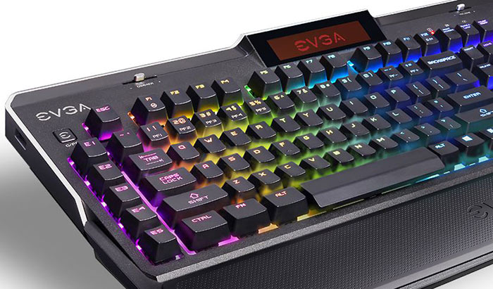 EVGA uvádí svou herní klávesnici Z10 RGB s displejem