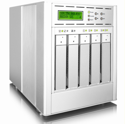 Raidon představil GR6610-5S-U5 pro pět disků a RAID 6