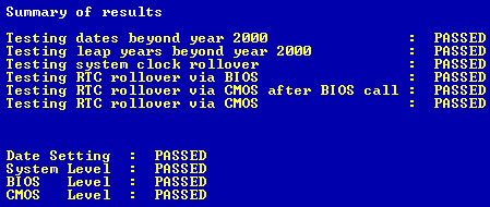 Otestujte si počítač na problematiku přechodu roku 2000 sami !