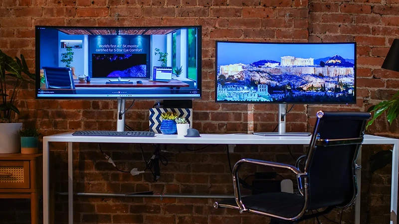 Dell uvedl dva monitory UltraSharp včetně 40" modelu s 5K a 120 Hz