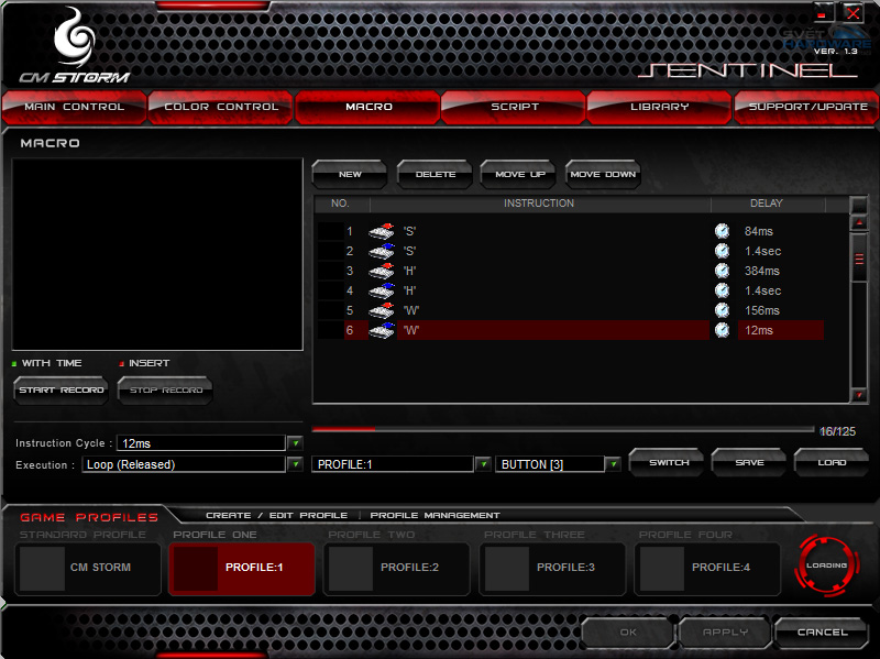 CM Storm Sentinel Advance: nabušená myš