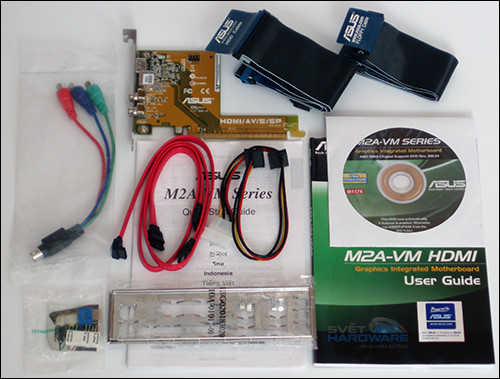 Asus M2A-VM HDMI: 6 výstupů integrované grafiky