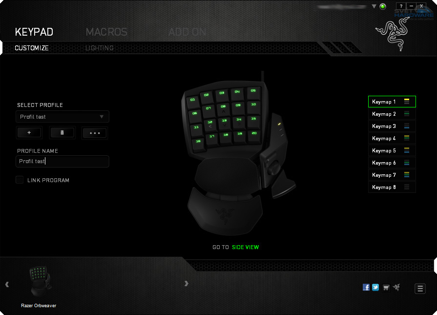 Razer Orbweaver: prodloužená ruka pro hráče