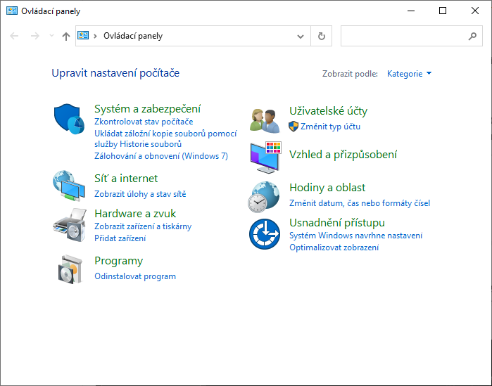 Microsoft by mohl v dohledné době zrušit staré Ovládací panely
