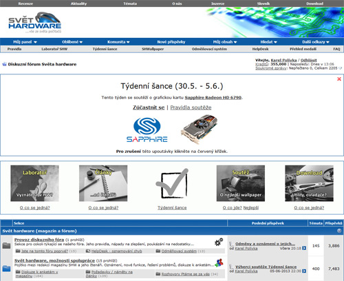 Týdenní šance se Sapphire (30.5. - 5.6.)