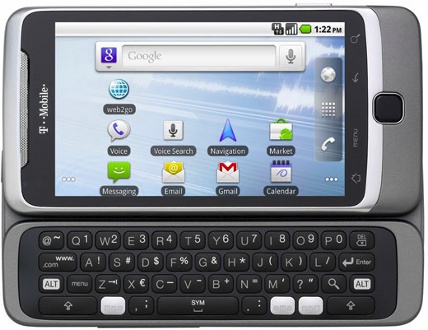 T-Mobile G2 se bude prodávat za 150 USD s dvouletým úvazkem