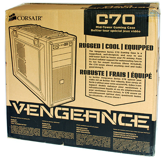 Corsair Vengeance C70: celokovová herní skříň