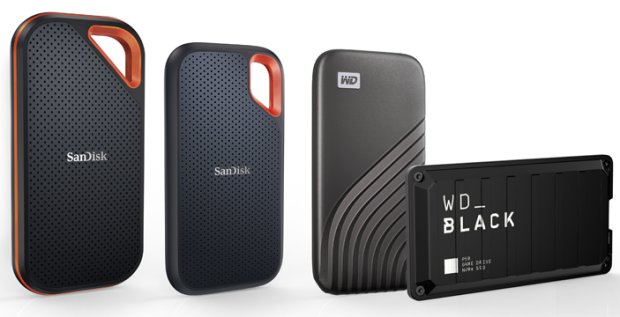 Western Digital a SanDisk navyšují kapacity externích SSD na 4 TB