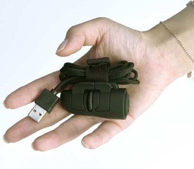 Neobvyklá myš na prst