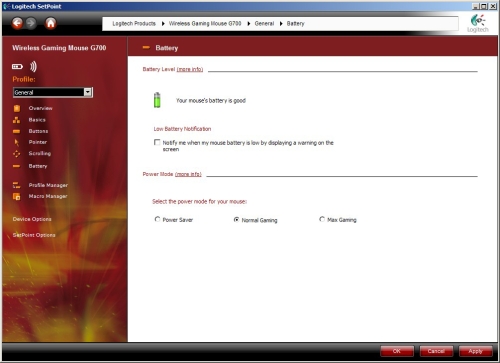 Logitech G700: bezdrátový hráč