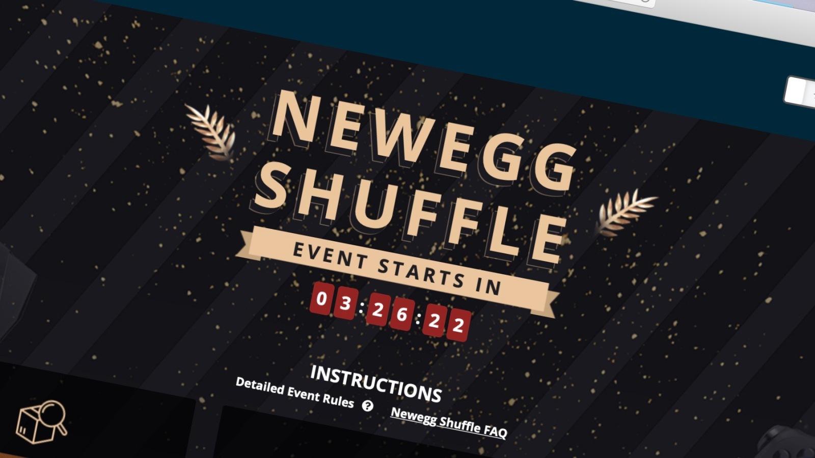 Newegg Shuffle: zákazníci soutěží o možnost koupit si HW, šance je malá