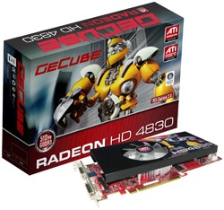 Force3D a GeCube Radeony HD 4830