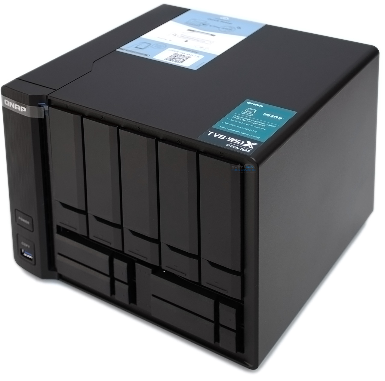 QNAP TVS-951X: 10 Gb/s v praxi