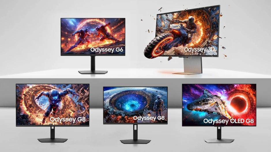 Samsung ukázal monitory pro 2026: pár 6K modelů nebo 1040Hz frekvence