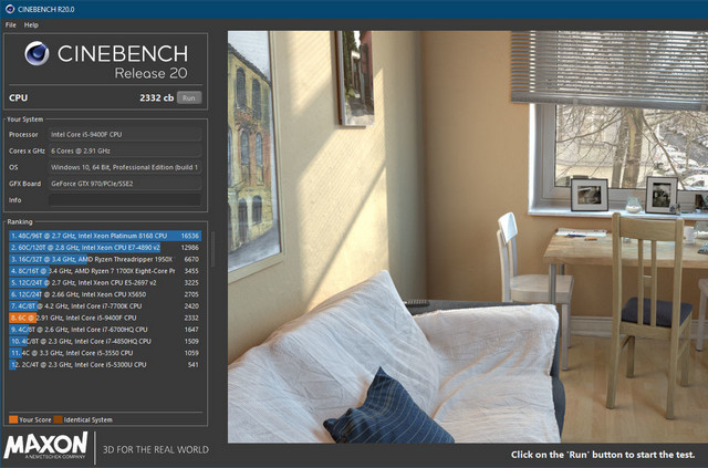 Procesory nažhavit, přichází benchmark Cinebench R20