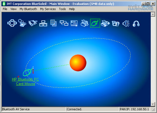 Hewlett-Packard Bluetooth PC Card Mouse