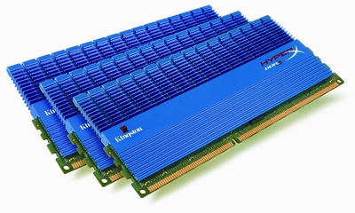 Kingston uvádí své nejrychlejší tříkanálové sady DDR3