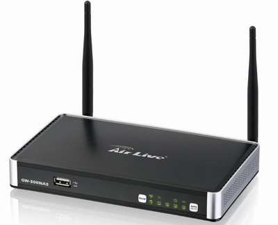 Rychlý router Airlive GW-300NAS se představuje