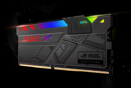 GeIL uvádí svítící paměťové moduly EVO X ROG DDR4