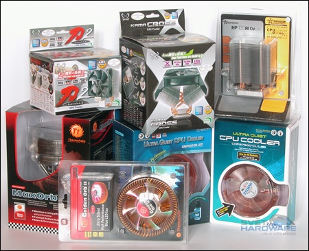 Megatest 15 chladičů procesorů: 1. část