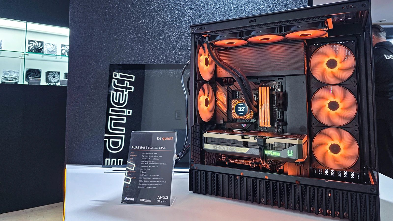 be quiet! ukázal na Computexu prototypy skříní Pure Base 803