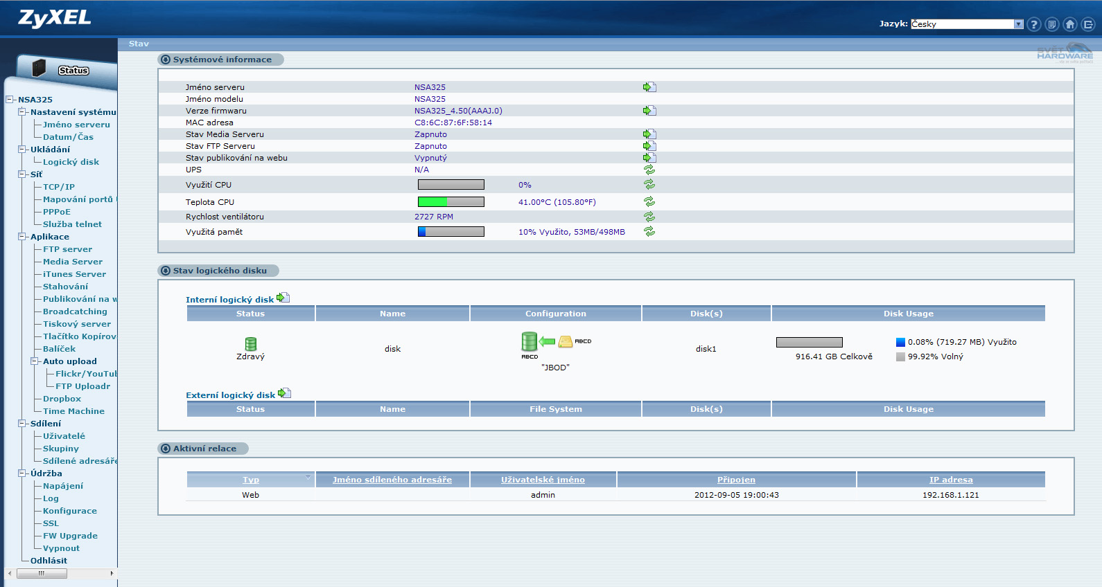 Dvoudiskové NAS: výkonnostní srovnání