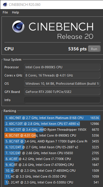 Core i9-9900KS z českého e-shopu snadno přetaktován na 5,2 GHz