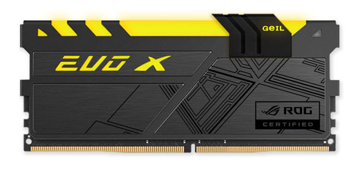 GeIL uvádí svítící paměťové moduly EVO X ROG DDR4