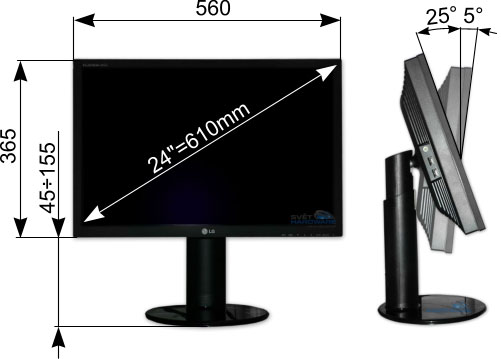 Další čtyřiadvacítka - LG L245WP