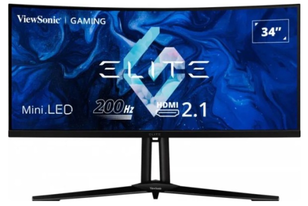 Na trh míří herní monitor ViewSonic Elite XG341C-2K s DisplayHDR 1400