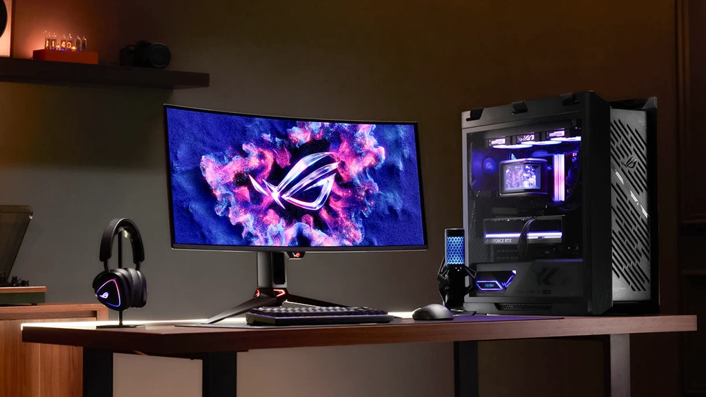 ASUS na CES 2026 uvedl OLED monitory, nově i s RGB Stripe