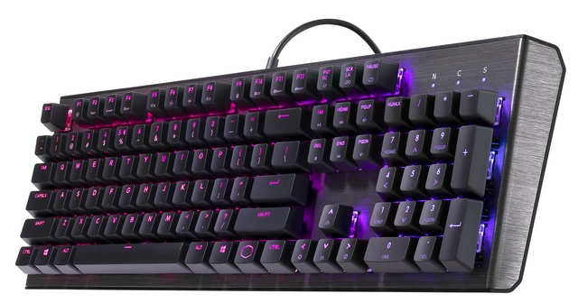 Cooler Master uvádí mechanickou klávesnici s tlačítky Gateron