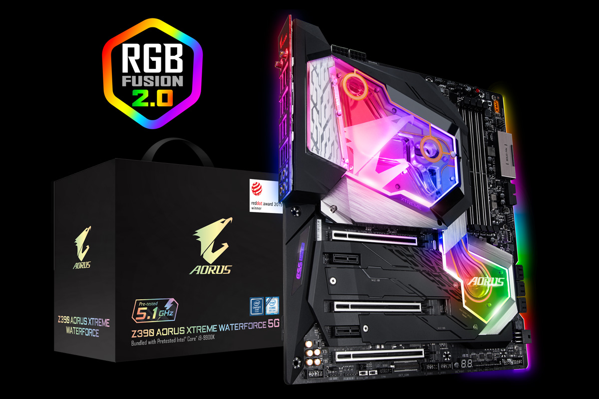 Gigabyte nabízí sadu desky s Core i9-9900K na 5,1 GHz