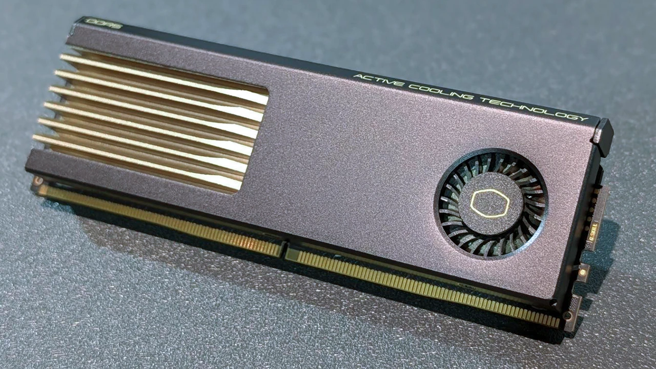 Cooler Master a G.Skill ukazují MasterDimm AC, aktivně chlazené DDR5 paměti