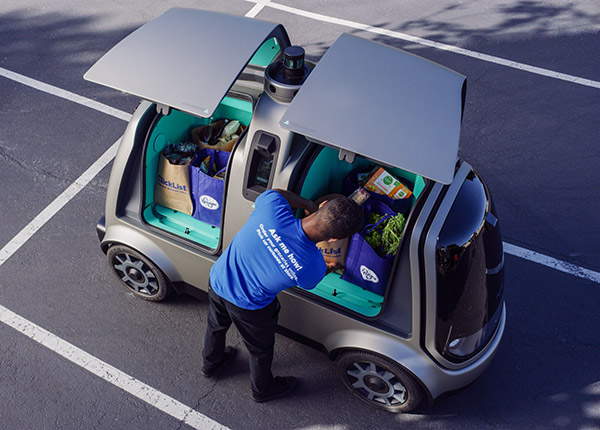 Autonomní rozvážka zboží z Fry's v Arizoně už realitou