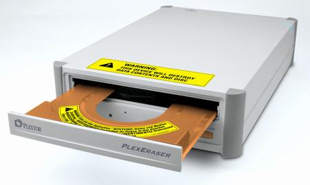 Jak ekologicky zničit obsah CD nebo DVD? Plextor PlexEraser PX-0E100E může být řešením