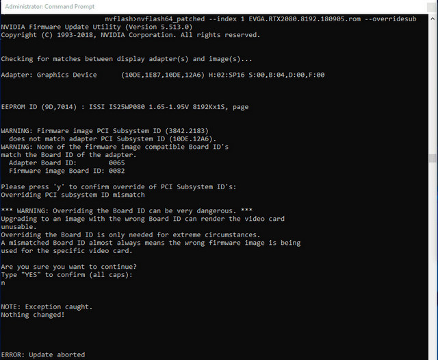 Upravený NVFlash umožní do referenčních karet RTX dostat jiný BIOS
